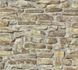 Non-woven wallpaper 3D stone brown grey 38815-1 4