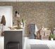 Non-woven wallpaper 3D stone brown grey 38815-1 3
