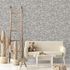 Non-woven wallpaper 3D stone dark grey white 38815-2 3