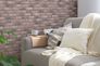 Non-woven wallpaper 3D look brick wall brown grey 38812-2 1