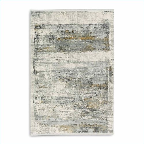 Teppich Positano Grafisch creme grau Kurzflor Astra