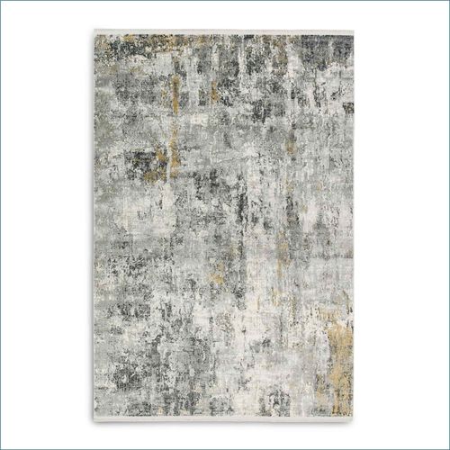 Teppich Positano Shabby anthrazit creme Kurzflor Astra
