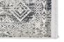 Teppich Positano Bordüre grau creme Kurzflor Astra Ecke 3