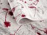 Teppich Antea Blumen rot Kurzflor pflegeleicht Astra Ecke Zoom Detail 13
