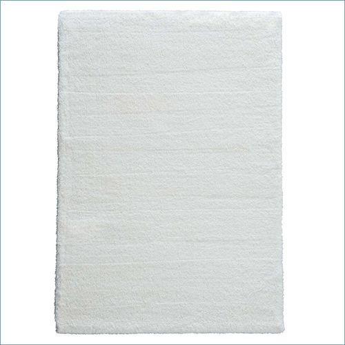 Teppich Salerno einfarbig weiß Hochflor pflegeleicht Astra