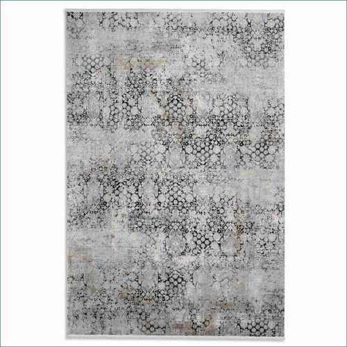 Teppich Gravina Grafisch Floral anthrazit creme Astra