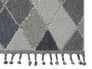 Outdoor Teppich Trevi Rauten Muster blau grau Astra Ecke Detail 5