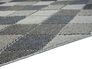 Outdoor Teppich Trevi Rauten Muster blau grau Astra Kante 7