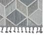 Outdoor Teppich Trevi 3D-Optik Rauten blau grau Astra Ecke Detail 4