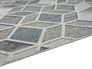 Outdoor Teppich Trevi 3D-Optik Rauten blau grau Astra Kante 5
