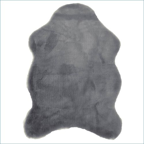 Astra fur rug Elda gray faux fur carpet decoration