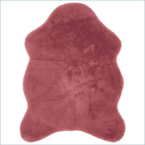 Astra fur rug Elda red faux fur carpet decoration