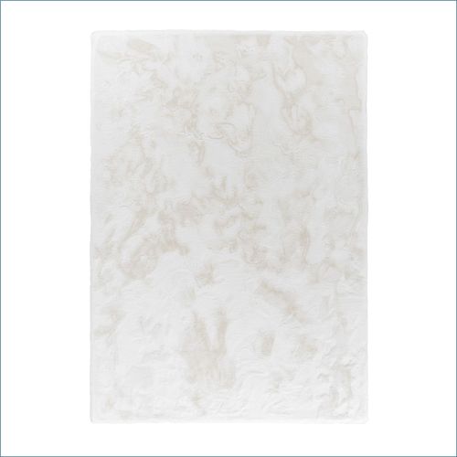 Faux fur Schöner Wohnen Tender plain white carpet