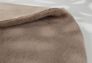 Kunstfell Tender uni braun Teppich rund Schöner Wohnen Detail 7