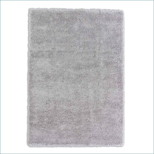 Rug Schöner Wohnen Savage plain light grey deep pile