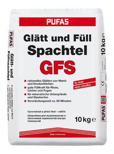 Pufas Glätt- und Füllspachtel GFS 10 Kg gute Füllkraft