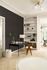 Vliestapete Rasch Uni Modern Struktur Schwarz 330151 Raum 1
