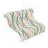 Vliestapete Rasch Floral Aquarell Creme Grün Orange 330229 Rolle 4