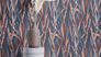 Vliestapete Rasch Floral Aquarell Blau Orange 330236 Zimmer 5
