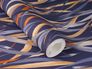 Vliestapete Rasch Floral Aquarell Blau Orange 330236 Detail 3
