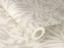Vliestapete Rasch Blätter Farn Floral Grau Creme 330304 Detail 3