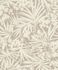 Vliestapete Rasch Blätter Farn Floral Braun Creme 330311 2