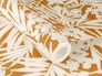 Vliestapete Rasch Blätter Farn Floral Gelb Weiß 330328 Detail 3