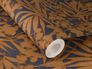 Vliestapete Rasch Blätter Farn Floral Blau Braun 330335 Detail 3