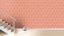 Vliestapete Rasch Blumen Textiloptik Orange Beige 330427 Zimmer 4