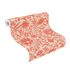 Vliestapete Rasch Blumen Textiloptik Orange Beige 330427 Rolle 3