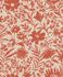 Vliestapete Rasch Blumen Textiloptik Orange Beige 330427 2