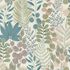 Non-woven wallpaper Rasch leaves white green pink 465310 2