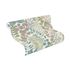 Non-woven wallpaper Rasch leaves white green pink 465310 3