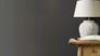 Non-woven wallpaper Rasch linen look plain black 688023 1