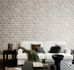 Vliestapete Rasch Backstein Mauer Grau Beige 865714 Raumbild 1