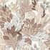 Non-woven wallpaper Rasch floral cream brown green 866223 2