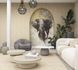 Fototapete Exotisch Elefant Beige Anthrazit 33098 Raum 1