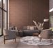 Non-woven wallpaper graphic tiles look brown copper 33361 1