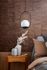 Non-woven wallpaper graphic tiles look brown copper 33361 4