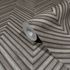 Non-woven wallpaper 3D effect wood look grey brown 33380 2