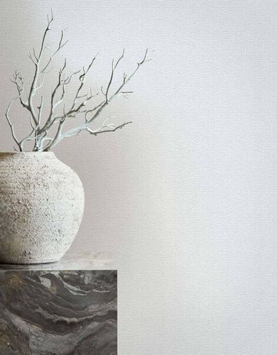 Vliestapete Rattan Optik Geflecht Creme Grau 33381 Raum