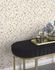 Non-woven wallpaper Rasch tendrils cream green pink 486155 1