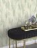 Non-woven wallpaper Rasch leaves green cream 486230 1