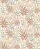 Non-woven wallpaper Rasch leaf pattern cream brown 580228 2