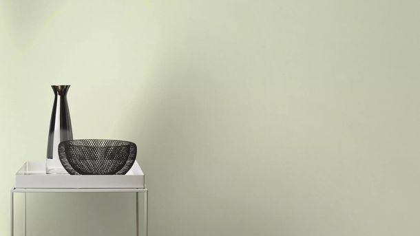Vliestapete Rasch Leinenoptik Einfarbig Hellgrün 447538 Raum