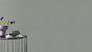 Non-woven wallpaper Rasch linen look plain grey 452051 1