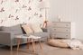 Non-woven wallpaper tendrils cream white beige red 2497-39 4