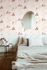 Non-woven wallpaper tendrils cream white beige red 2497-39 5