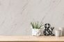Vliestapete Marmor Effekt Grau Silber Metallic 39336-1 Raum 3