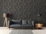 Vliestapete Marmor Effekt Schwarz Gold Metallic 39336-2 Raum 1